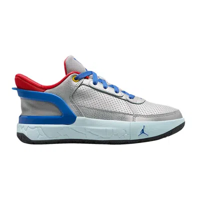 Pre-owned Air Jordan Day1 Eo Gs 'metallic Silver/light Crimson/glacier Blue/game Royal' | Kid's Size 4