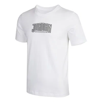 Air Jordan Dna Ss Crew 2 Alphabet Logo T-shirt 'white'