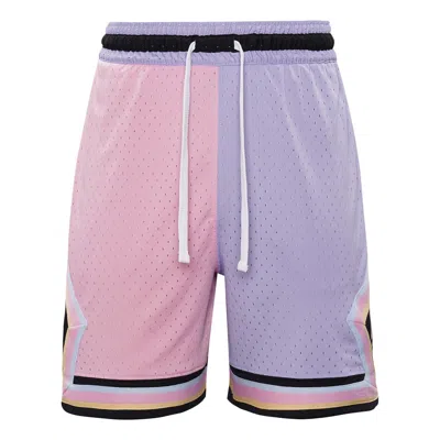 Air Jordan Dongdan Basketball Shorts 'pink Purple Black' In Multi