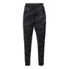Air Jordan Drawstring Casual Pants Camouflage In Black