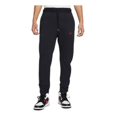 Air Jordan Drawstring Lacing Sweatpants 'black' In Blue