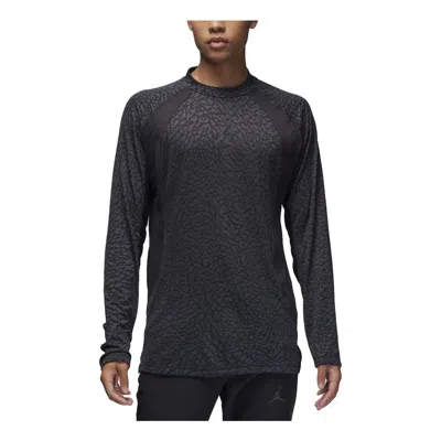 Air Jordan Dri-fit Adv Sport Long-sleeve Top 'dark Shadow' In Black