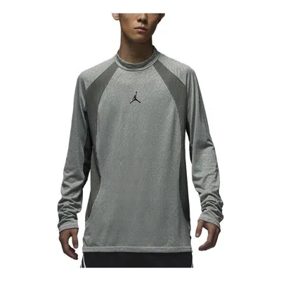 Air Jordan Dri-fit Adv Sport Long-sleeve Top 'grey' In Gray