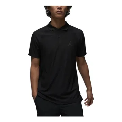 Air Jordan Dri-fit Adv Sport Quick-dry Golf Lapel T-shirt 'black'