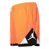 Air Jordan Dri-fit Basketball Sports Training Splicing Shorts Orange