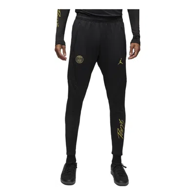 Air Jordan Dri-fit Knit Football Pants Paris Saint-germain Strike 'black'