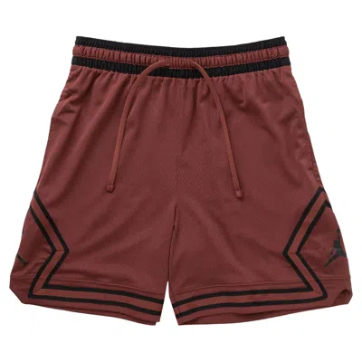 Pre-owned Air Jordan Dri-fit Mesh Diamond Shorts 'dark Pony/black' | Brown | Men's Size S