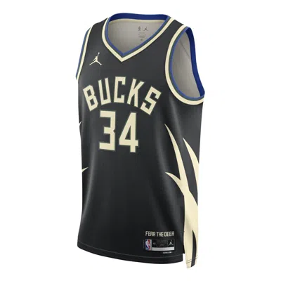Air Jordan Dri-fit Nba Giannis Antetokounmpo Swingman Jersey 'black'