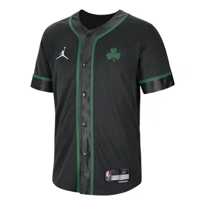 Air Jordan Dri-fit Nba Short-sleeve Top In Black