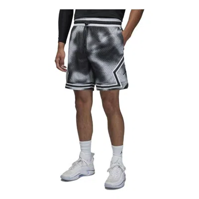 Air Jordan Dri-fit Sport Diamond Pattern Shorts 'black Wolf Gray Wolf Gray' In Multi