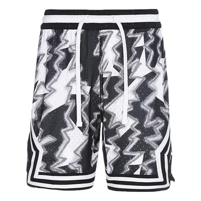 Air Jordan Dri-fit Sport Diamond Shorts 'black White' In Blue