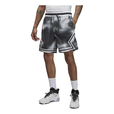 Air Jordan Dri-fit Sport Diamond Shorts 'dark Smoke Grey White Black'