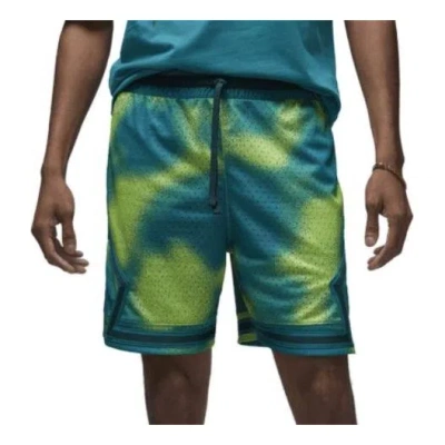 Air Jordan Dri-fit Sport Diamond Shorts 'midnight Spruce Sky J Teal Black' In Multi