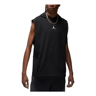 Air Jordan Dri-fit Sport Fleece Sleeveless Hoodie 'black'