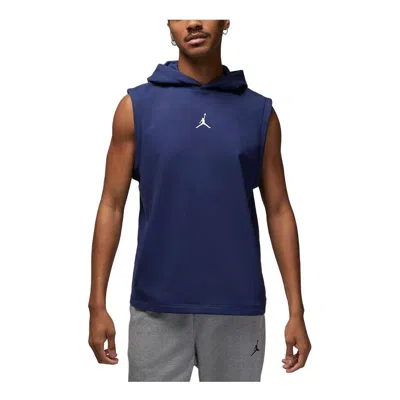 Air Jordan Dri-fit Sport Men's Fleece Sleeveless Hoodie 'blue'