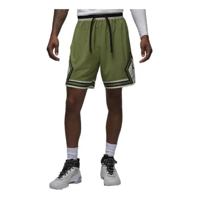 Air Jordan Dri-fit Sport Woven Diamond Shorts 'sky J Light Olive' In Green