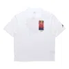 Air Jordan Dri-fit Zion Basketball Sports Printing Knit Round Neck Short Sleeve White