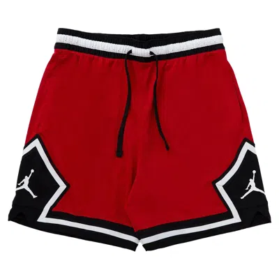 Pre-owned Air Jordan Dri-fit Sport Diamond Gym Red Shorts 'red Black' | Men's Size Xs