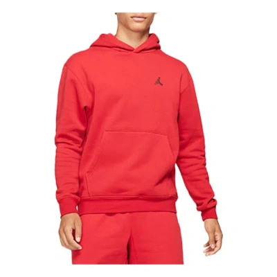 Air Jordan Embroidered Logo Sports Fleece Hoodie 'red'