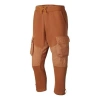 Air Jordan Engineered Washed Distress Knit Splicing Pocket Casual Long Pants In Orange