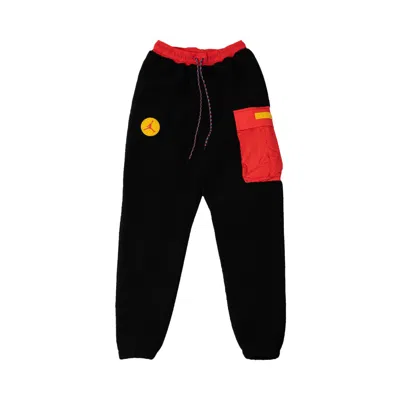 Pre-owned Air Jordan Essential Mountainside Statement Fleece Sherpa Pants 'black' | Men's Size M