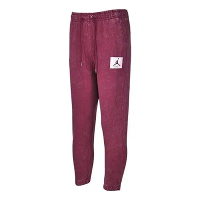 Air Jordan Essential Sweatpants 'burgundy' In Purple