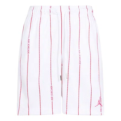 Air Jordan Essentials Breathable Stripe Printing Shorts White