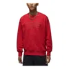 Air Jordan Essentials Crew Neck Sweatshirt Asia Sizing 'cny' In Red