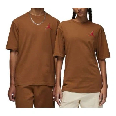 Air Jordan Essentials Holiday T-shirt 'light British Tan' In Brown