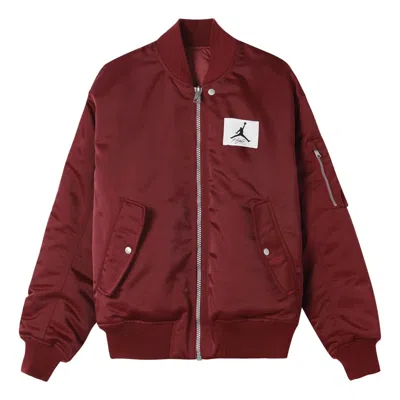 Air Jordan Essentials Statement Jacket In Burgundy