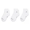 Air Jordan Everyday Ankle Socks(3 Pairs) In White