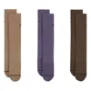 Air Jordan Everyday Crew Socks 3 Set 'tan Purple Brown' In Multi