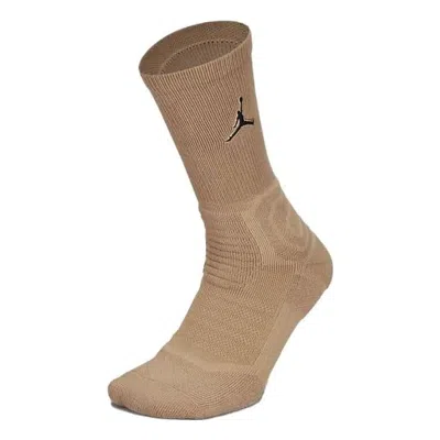 Air Jordan Everyday Crew Socks 'brown' In Neutral