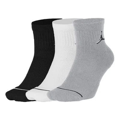 Air Jordan Everyday Max Three Pairs White/black/grey In Multi