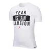 Air Jordan Fear Is An Illusion Sportswear Casual T-shirt 'white'