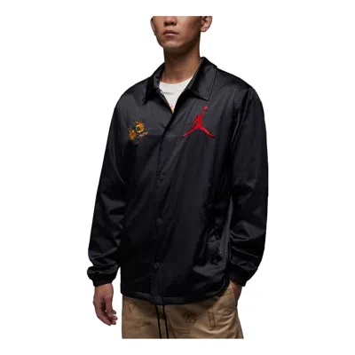 Air Jordan Fire Coach Jacket 'black'