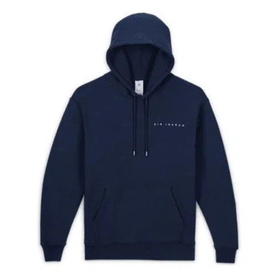 Air Jordan Fleece Hoodie X Union 'navy' In Blue