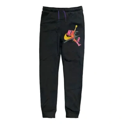 Air Jordan Fleece Lined Casual Sports Pants Black