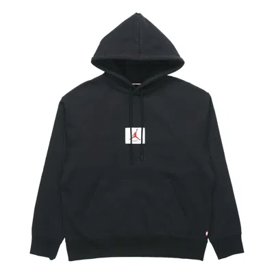Air Jordan Fleece Pullover Hooded Casual Black