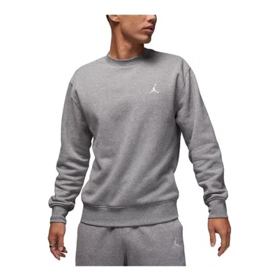 Air Jordan Fleece Sweatshirt 'grey' In Gray