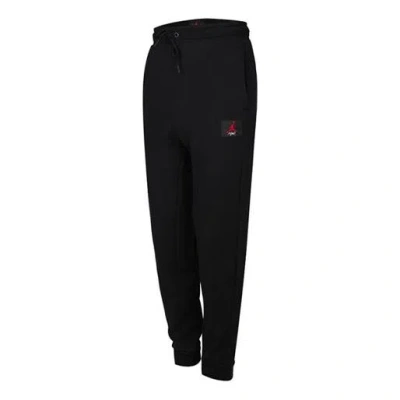 Air Jordan Flight Casual Sports Knit Bundle Feet Long Pants Black