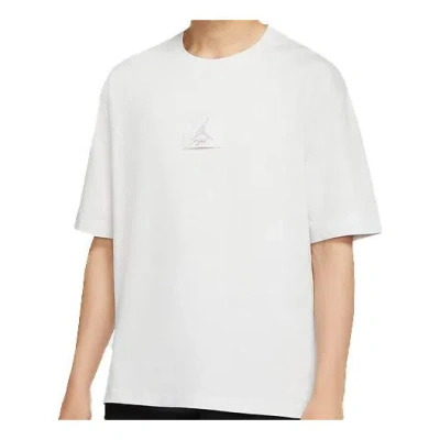 Air Jordan Flight Casual Sports Short Sleeve White