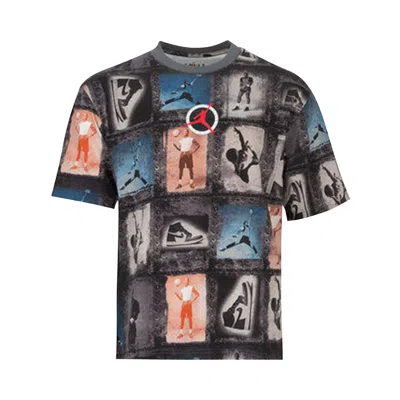 Pre-owned Air Jordan Flight Club Printed T-shirt 'sail' | White | Men's Size L