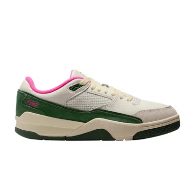 Pre-owned Air Jordan Flight Court  'sail/fir/coconut Milk/pink Blast' | White | Women's Size 5