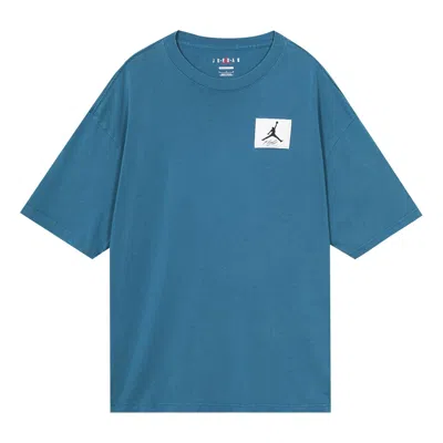 Air Jordan Flight Essential Washed T-shirt Asia Sizing 'blue'