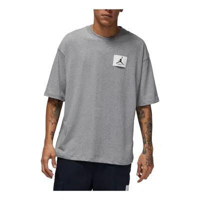 Air Jordan Flight Essentials Oversized T-shirt 'grey' In Gray