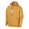 Air Jordan Flight Fleece Hoody Casual Sports Sweater Men's Oatmeal In Yellow