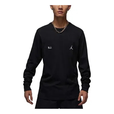 Air Jordan Flight Graphic Long Sleeve T-shirt Asia Sizing 'black'