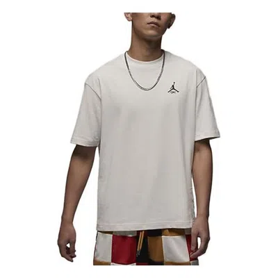 Air Jordan Flight Heritage 85 T-shirts 'beige' In White