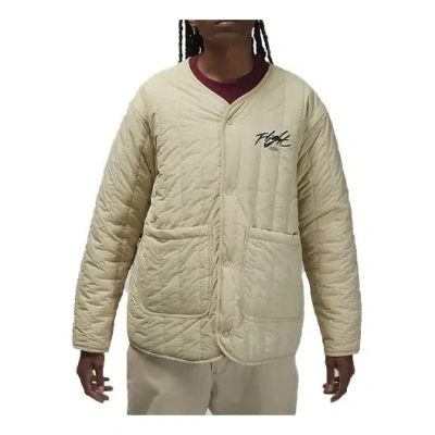 Air Jordan Flight Heritage Liner Jacket 'cherrywood Red Rattan' In Neutral
